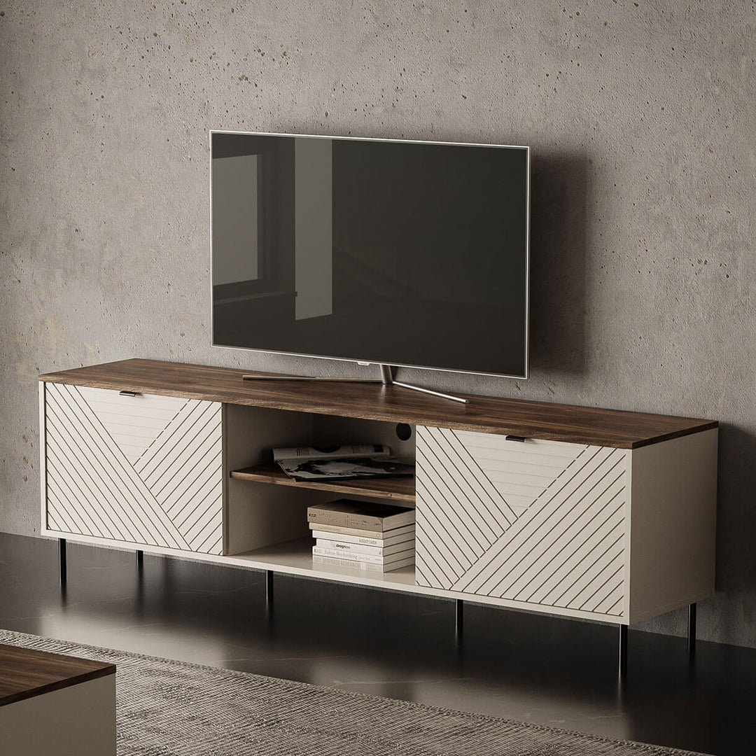 Фото тумби під телевізор EVO MEBELBOS 2D/180 в інтер'єрі 