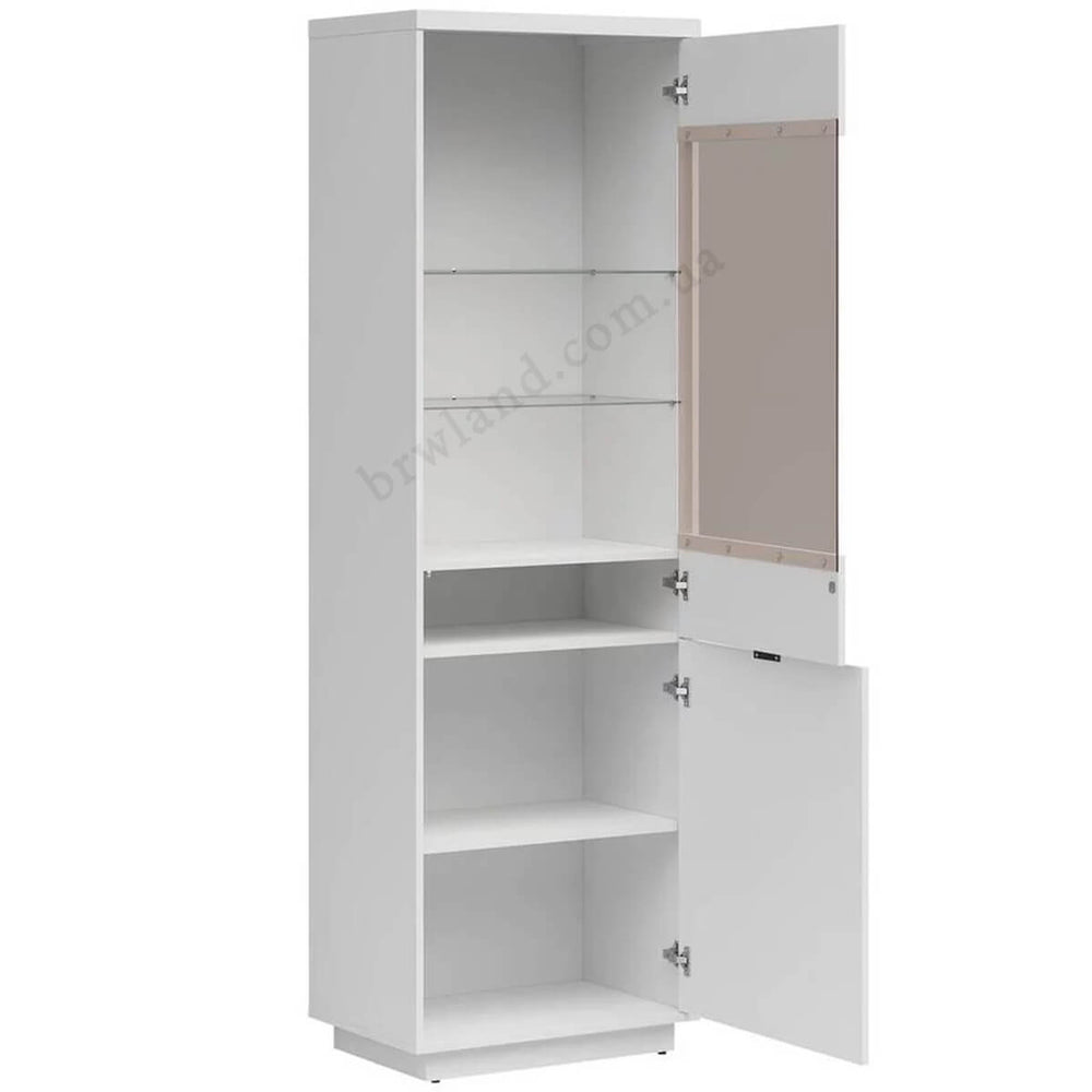 Фото наповнення вітрини FORN BRW REG1D1W білий глянець