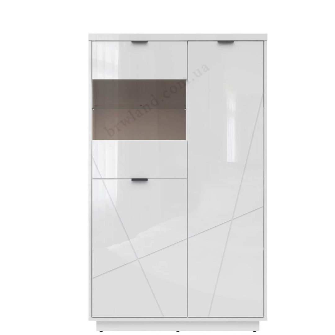 Фото вітрини FORN BRW REG2D1W білий глянець