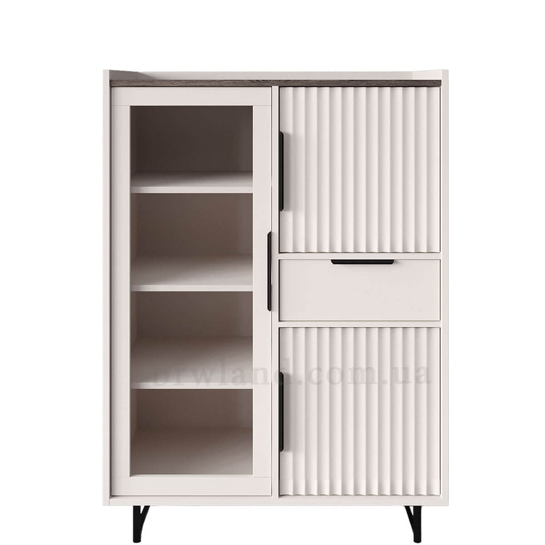 Фото вітрини ФРЕСКО БРВ REG1W2D1S кашемір / каштан арвадонна мінк