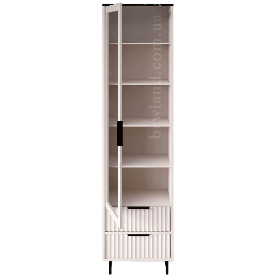 Фото наповнення вітрини ФРЕСКО БРВ REG1W2S кашемір / темний мармур