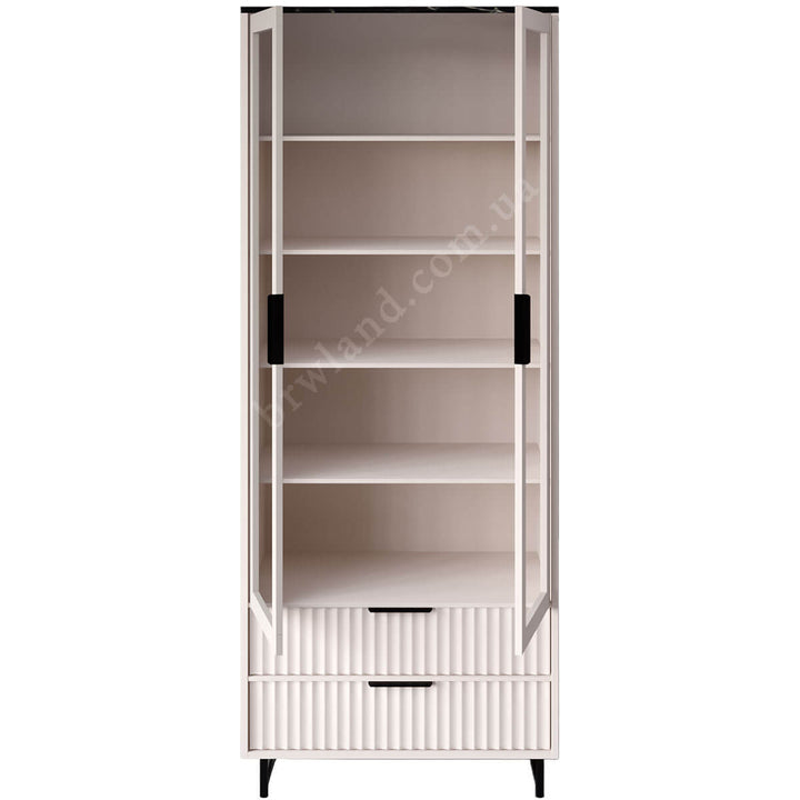 Фото наповнення вітрини ФРЕСКО БРВ REG2W2S кашемір / темний мармур