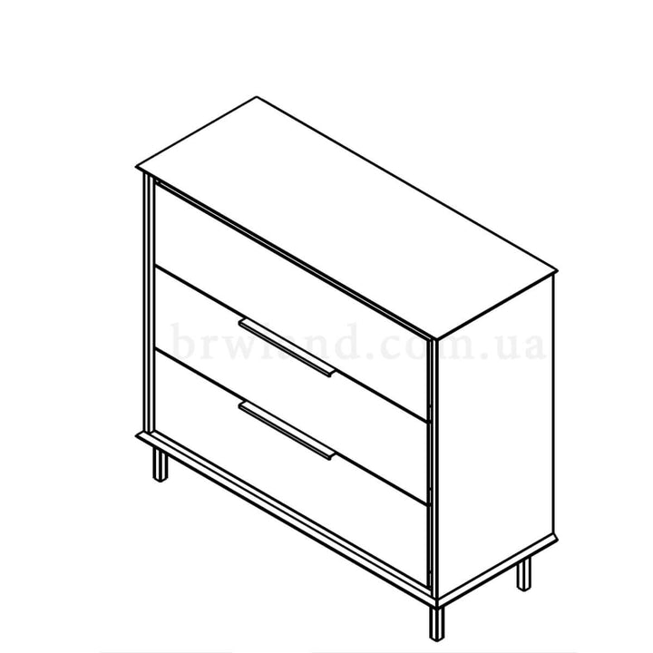 Фото схеми комода ХІЛС ГЕРБОР KOM3S