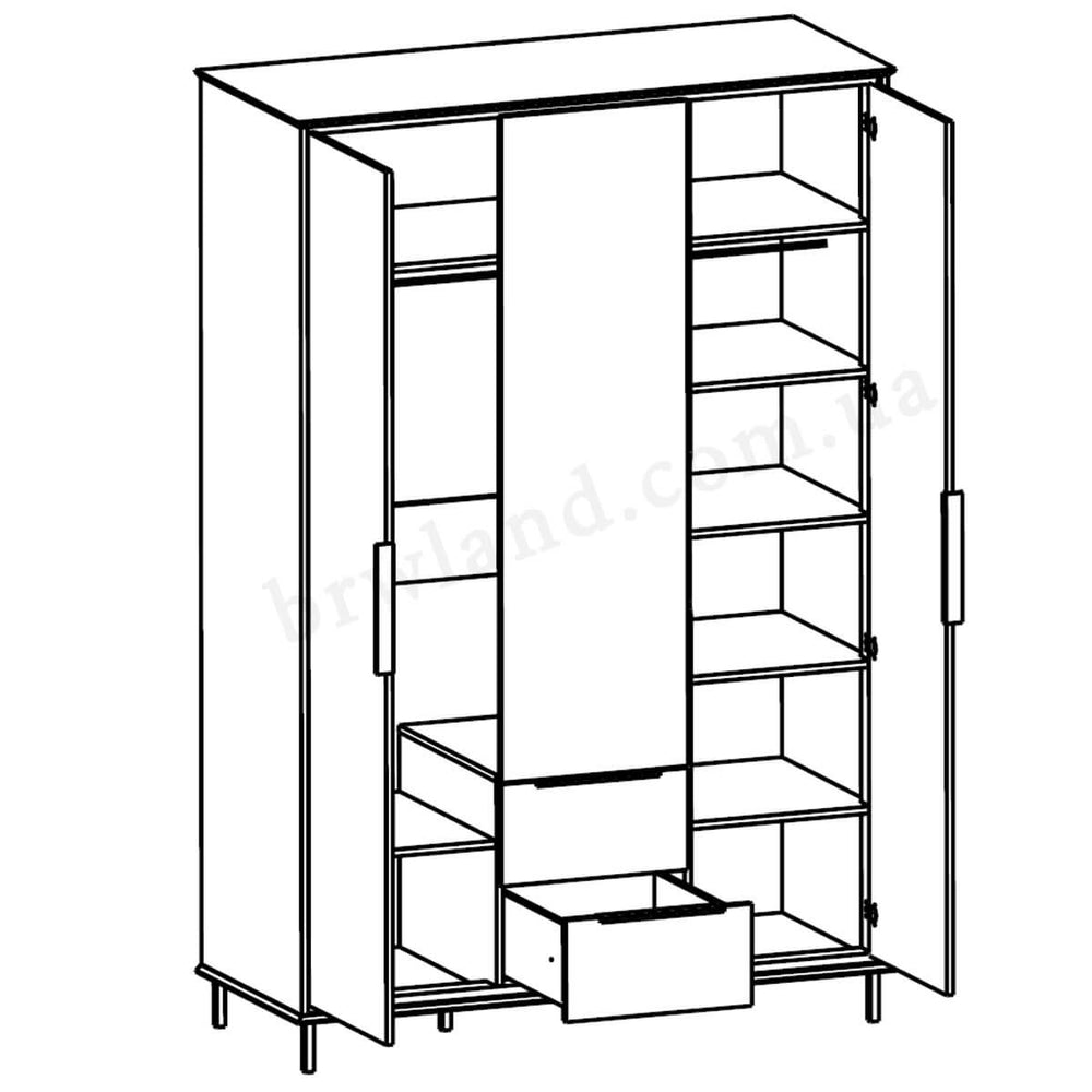Фото схеми наповнення шафи ХІЛС ГЕРБОР SZF3D2S