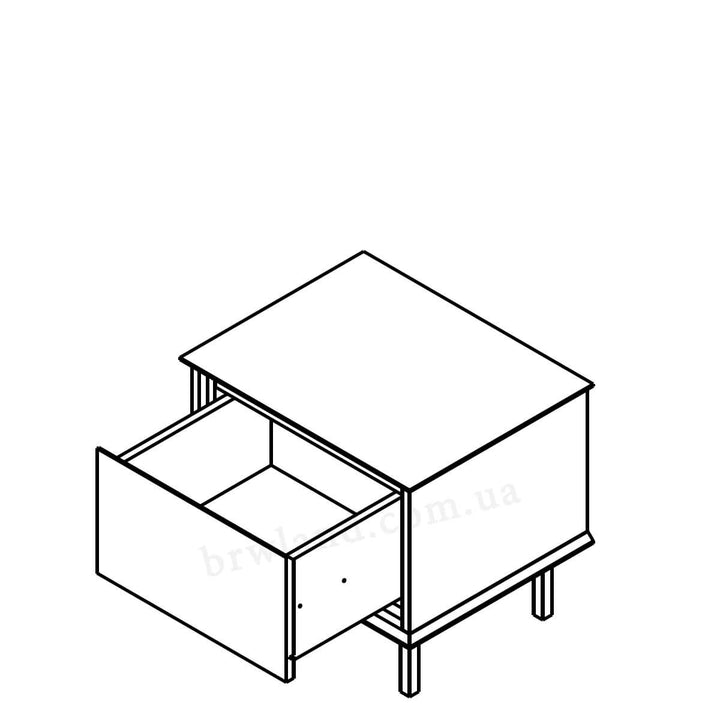 Фото схеми наповнення приліжкової тумбочки ХІЛС ГЕРБОР KOM1S