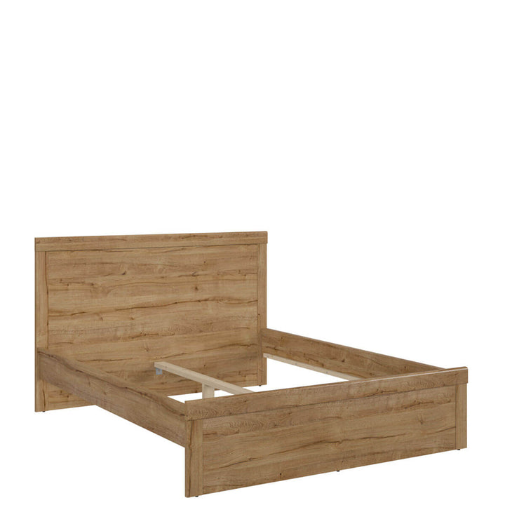 Фото вигляду збоку ліжка HOLTEN LOZ/140 BRW дуб уотерфорд