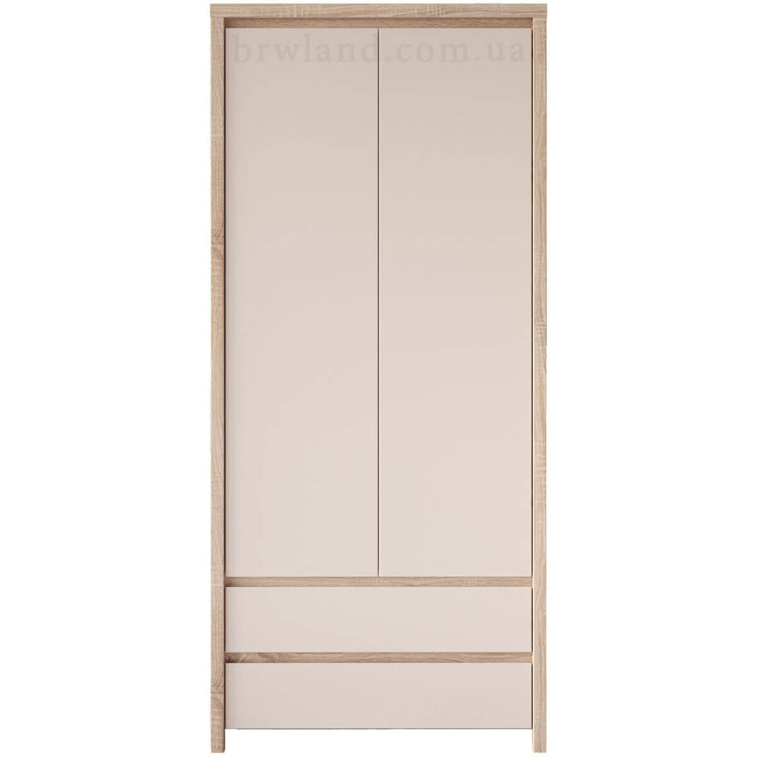 Фото шафи-пеналу КАСПІАН дуб сонома / кашемір БРВ REG2D2S