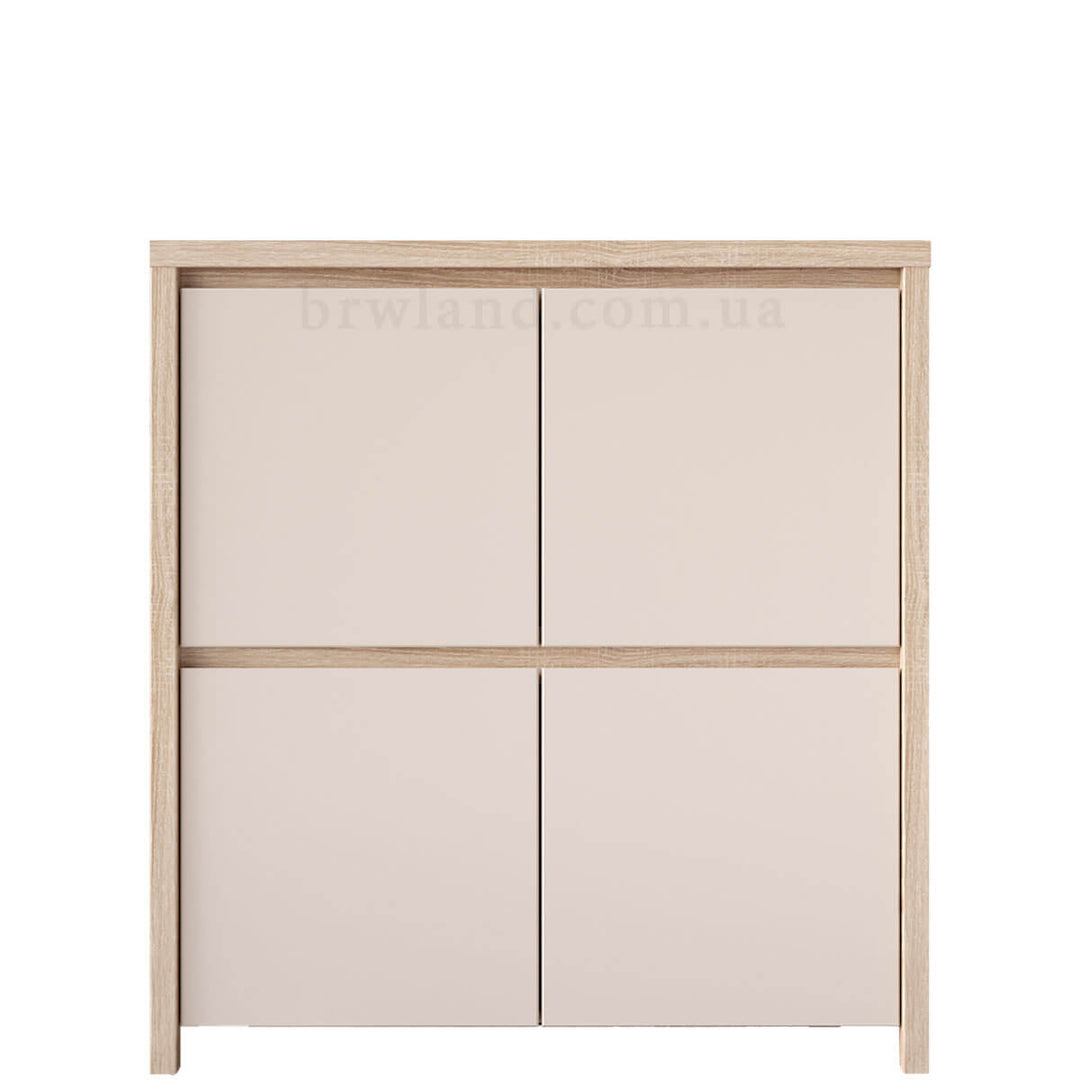 Фото тумби КАСПІАН дуб сонома / кашемір БРВ KOM4D