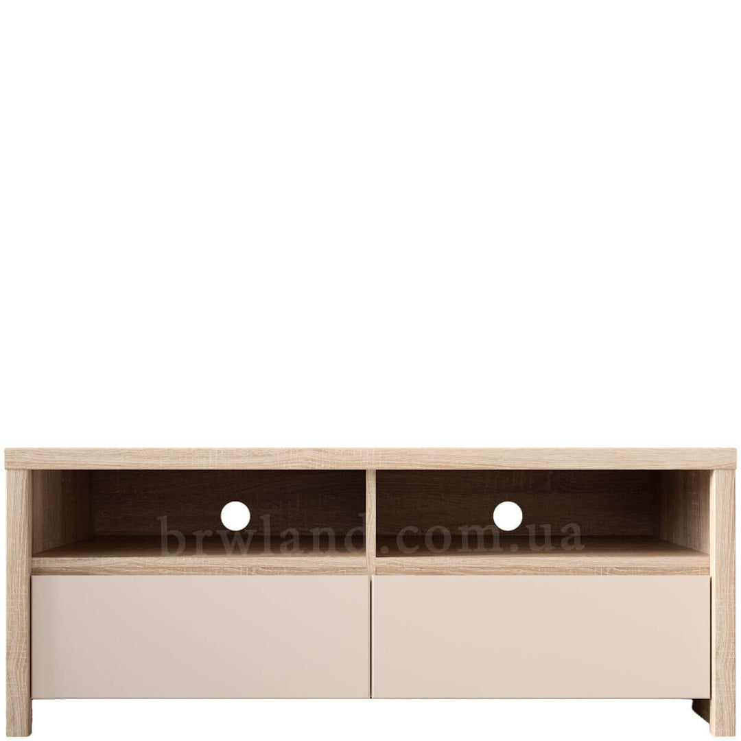 Фото тумби під телевізор КАСПІАН дуб сонома / кашемір БРВ RTV2S/160/40