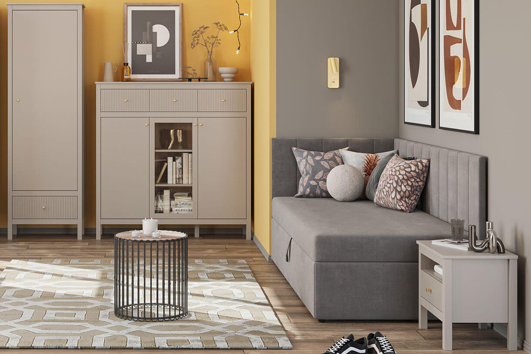 Фото приліжкової тумби KLEO MEBELBOS 1S в інтер'єрі