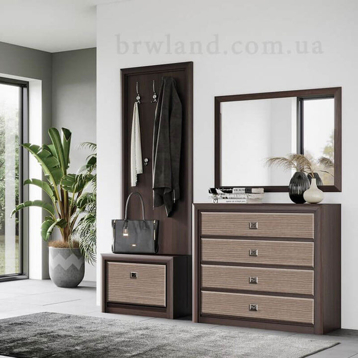 Фото комплекту меблів для передпокою КОЕН ГЕРБОР венге магія / штрокс темний