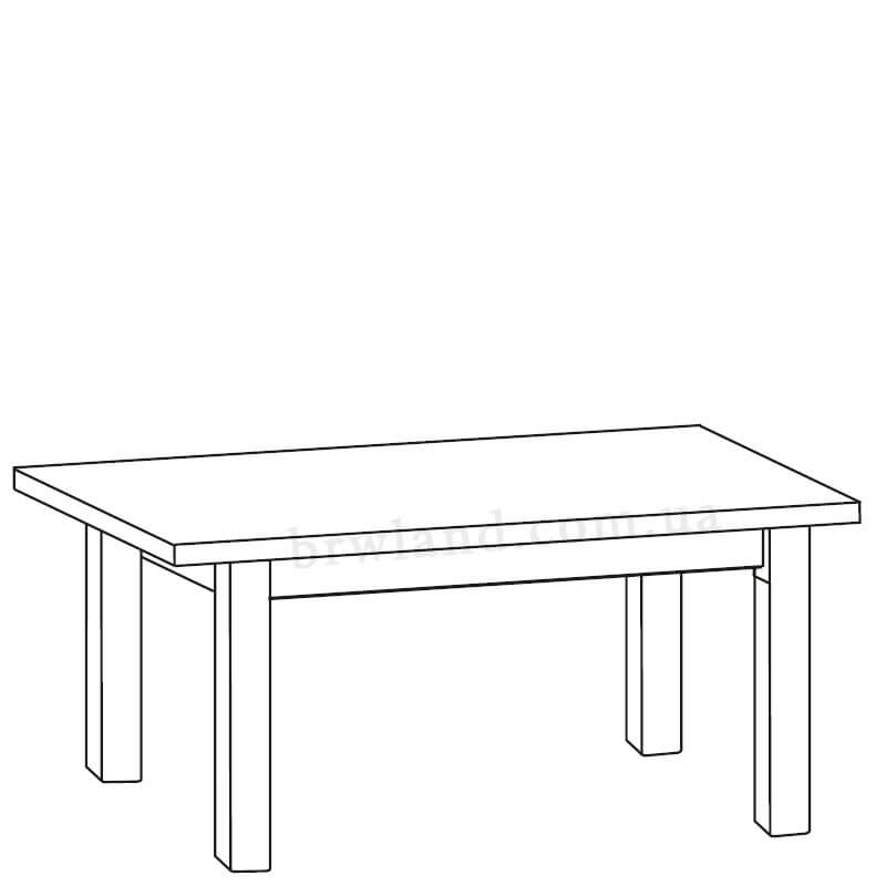 Фото схеми журнального столика LAW/110 ГЕРБОР