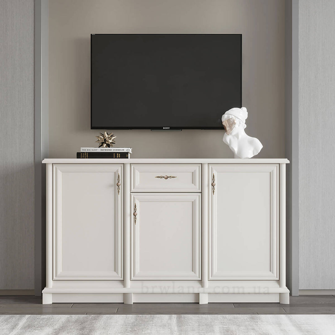 Фото комода СОНАТА НЬЮ ГЕРБОР 3D1S в інтер'єрі вітальні