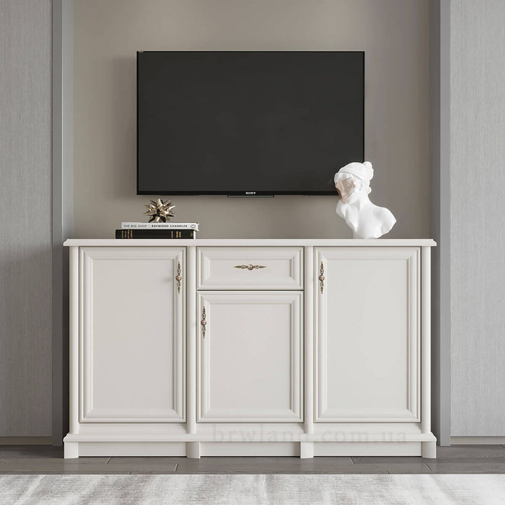 Фото комода СОНАТА НЬЮ ГЕРБОР 3D1S в інтер'єрі вітальні