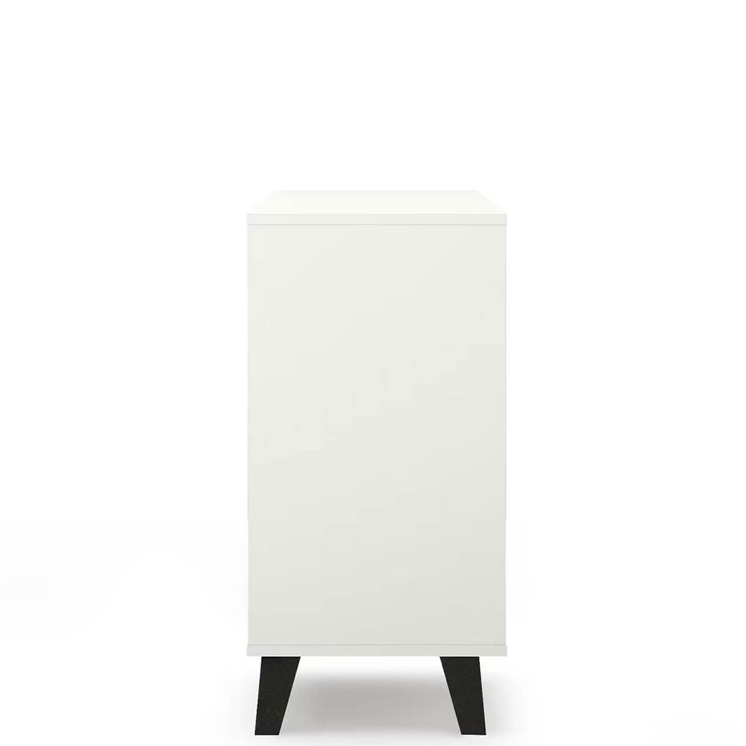 Фото бокової сторони білого комода BORG MEBELBOS 3S/70