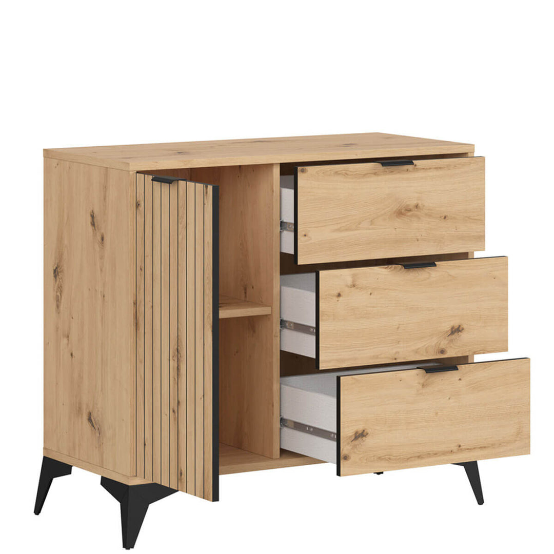 Фото наповнення комода LAMEA BRW KOM1D3S