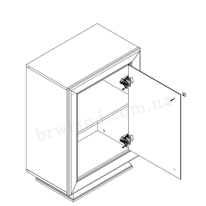 Фото схеми наповнення тумби ЛАРГО КЛАСІК БРВ KOM1D