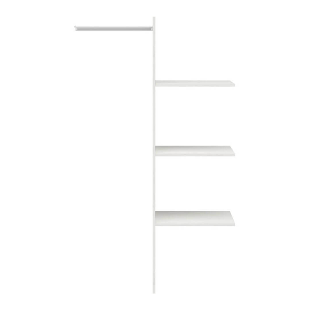 Фото перегородки з полицями та штангою для шафи LOKSA BRW SZF2D_OPCJA