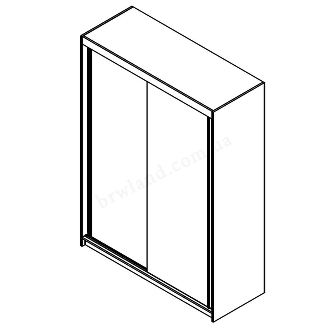 Фото схеми шафи-купе ЛОНДОН ГЕРБОР 160