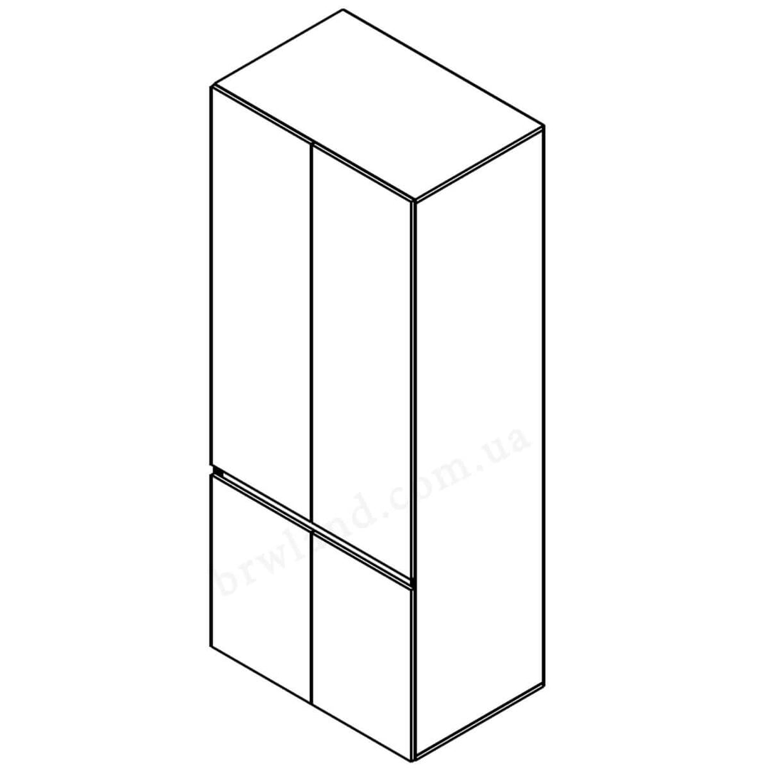 Фото схеми шафи ЛОНДОН ГЕРБОР SZF4D/90