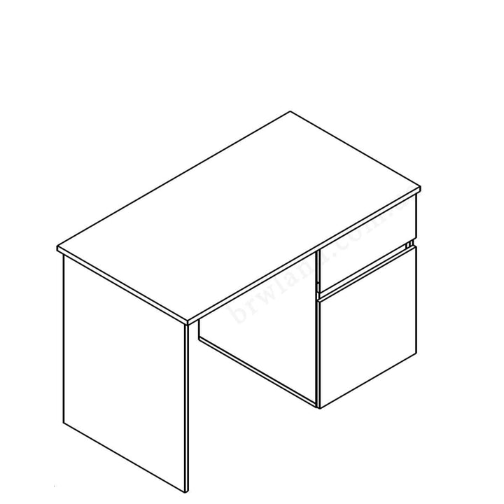 Фото схеми письмового столу ЛОНДОН ГЕРБОР BIU120