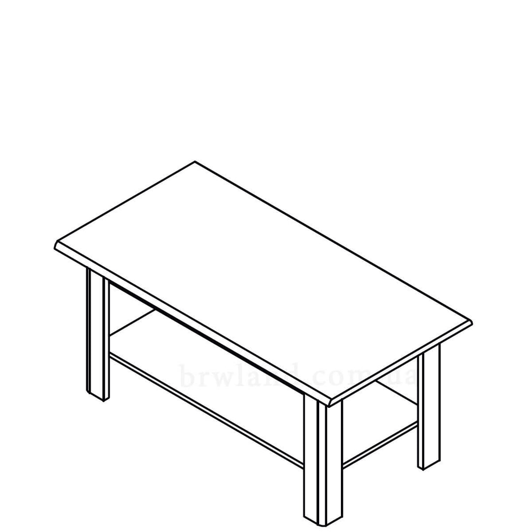 Фото схеми журнального столика LAW/115N ЛОНДОН ГЕРБОР 