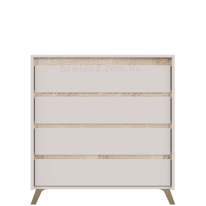 Фото комоду ЛАУНДЖ БРВ KOM4S кашемір / дуб сонома