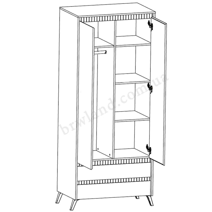 Фото схеми наповнення шафи ЛАУНДЖ БРВ SZF2D2S 