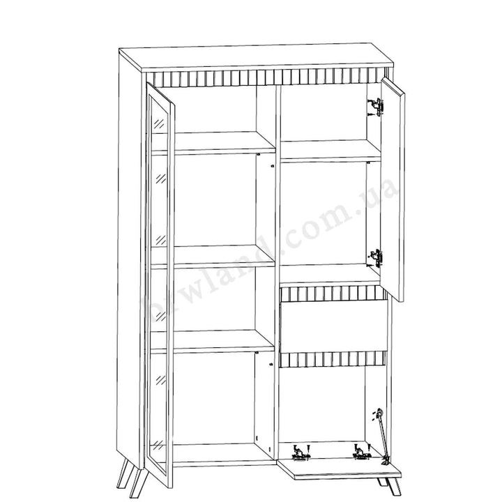 Фото схеми наповнення вітрини ЛАУНДЖ БРВ REG1W1D1S1K