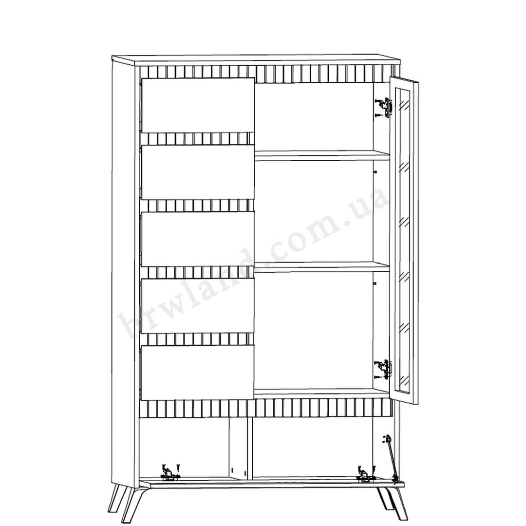 Фото схеми наповнення вітрини ЛАУНДЖ БРВ REG1W5S1K