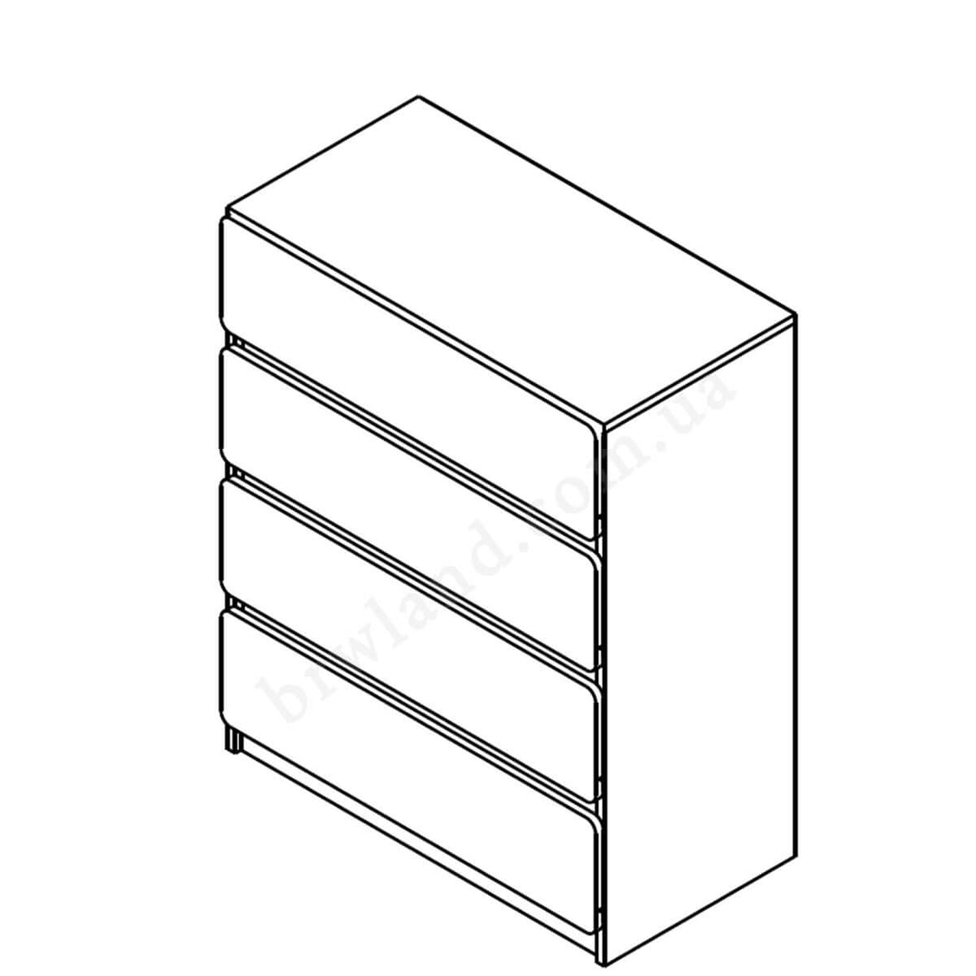Фото схеми комода ЛУКА ГЕРБОР KOM4S