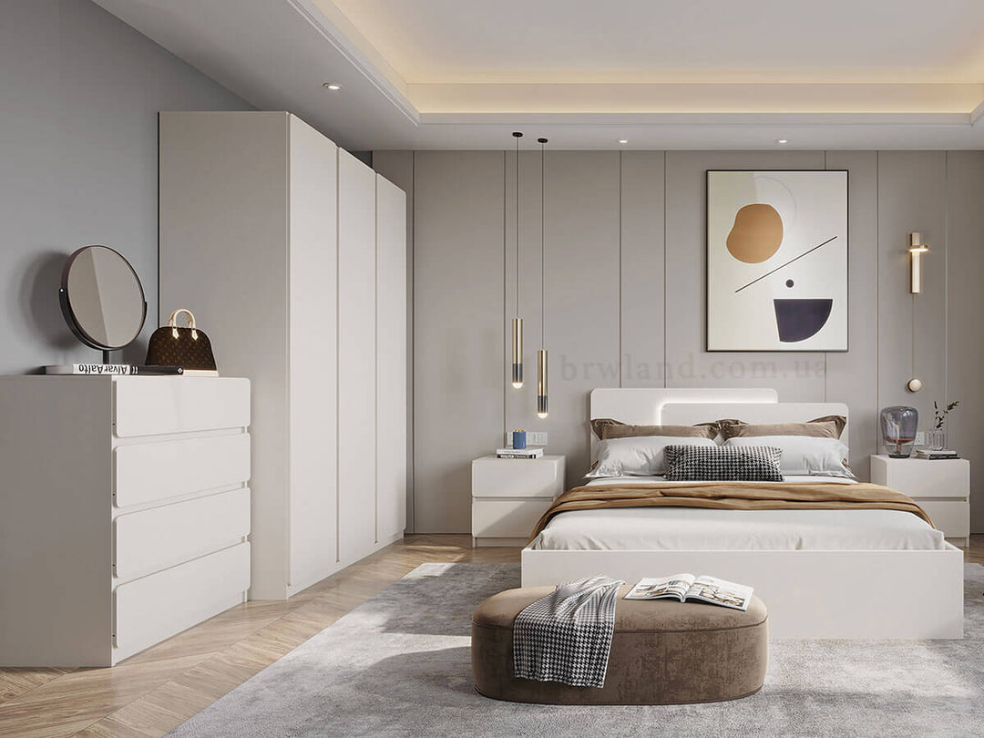 Фото комода ЛУКА ГЕРБОР KOM4S в інтер'єрі спальні