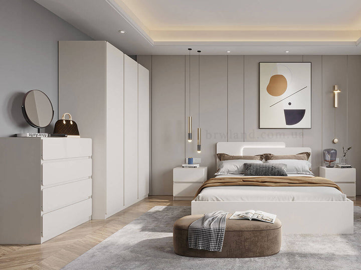 Фото комода ЛУКА ГЕРБОР KOM4S в інтер'єрі спальні