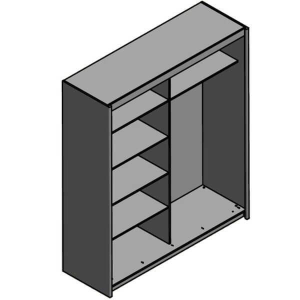 Фото наповнення шафи-купе МАРІО ГЕРБОР 180