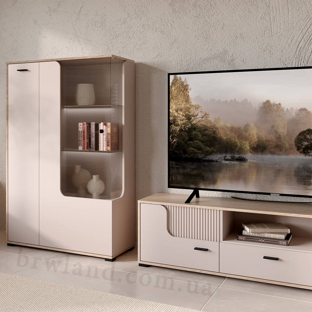 Фото меблів для вітальні СІЄНА БРВ з підсвіткою