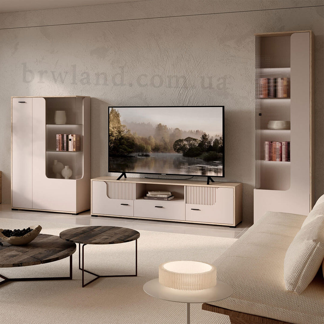 Фото меблів для вітальні СІЄНА БРВ з підсвіткою