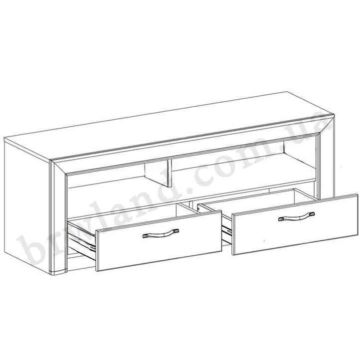 Фото схеми наповнення тумби під телевізор SAPORI MEBELBOS 2S