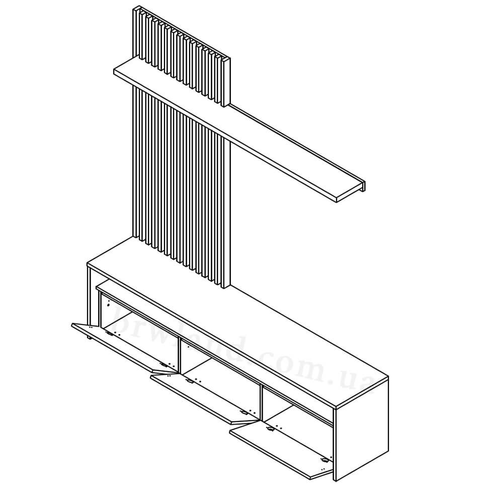 Фото схеми наповнення стiнки НЕО ГЕРБОР