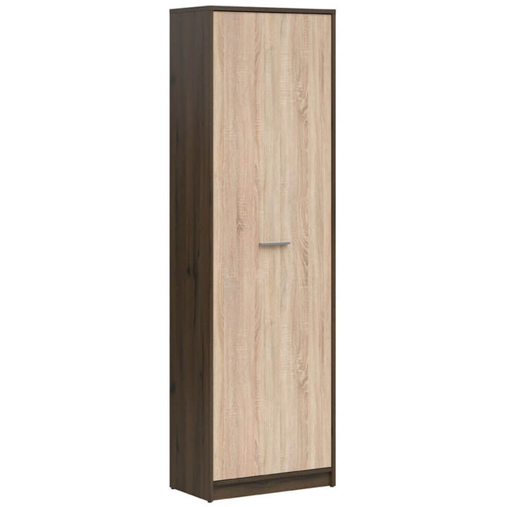 Фото вигляду збоку шафи-пеналу NEPO PLUS BRW REG1D дуб шляхетний / дуб сонома