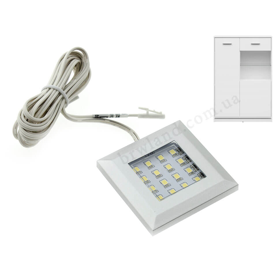 Фото підсвітки вітрини NEPO PLUS BRW REG1D1W/90_OPCJA