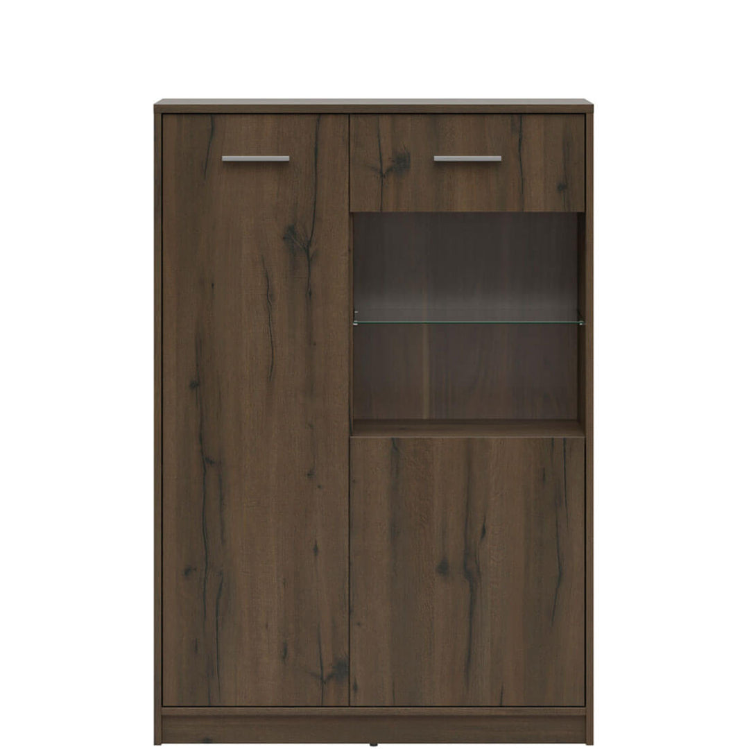 Фото вітрини NEPO PLUS BRW REG1D1W/90 дуб шляхетний