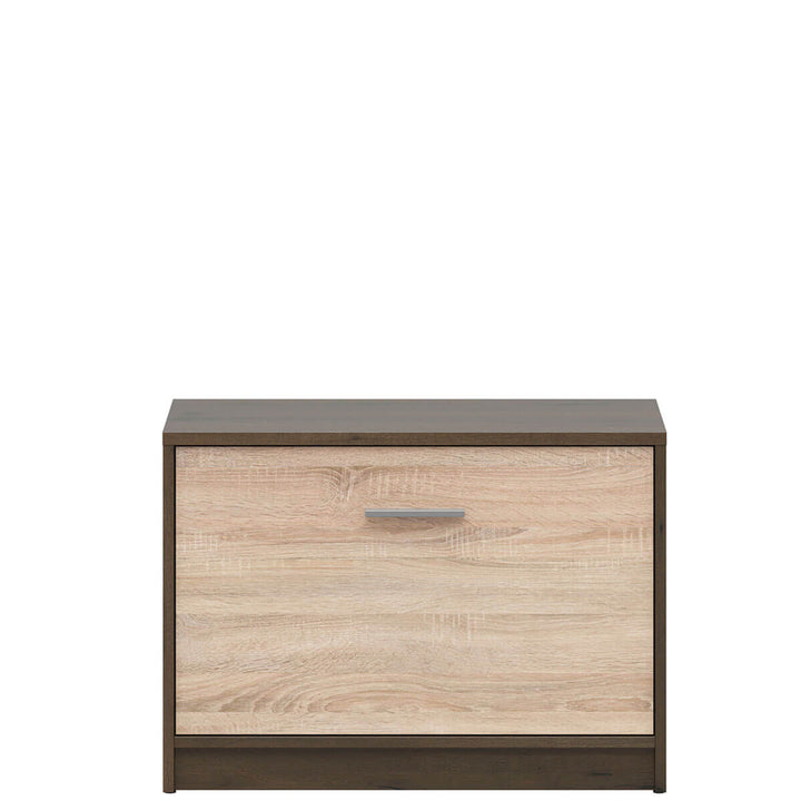 Фото тумби для взуття NEPO PLUS BRW SFK1K дуб шляхетний / дуб сонома