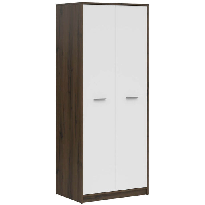 Фото вигляду збрку шафи NEPO PLUS BRW SZF2D дуб шляхетний / білий