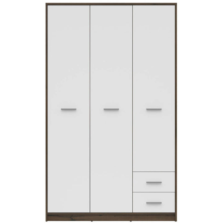 Фото шафи NEPO PLUS BRW SZF3D2S дуб шляхетний / білий