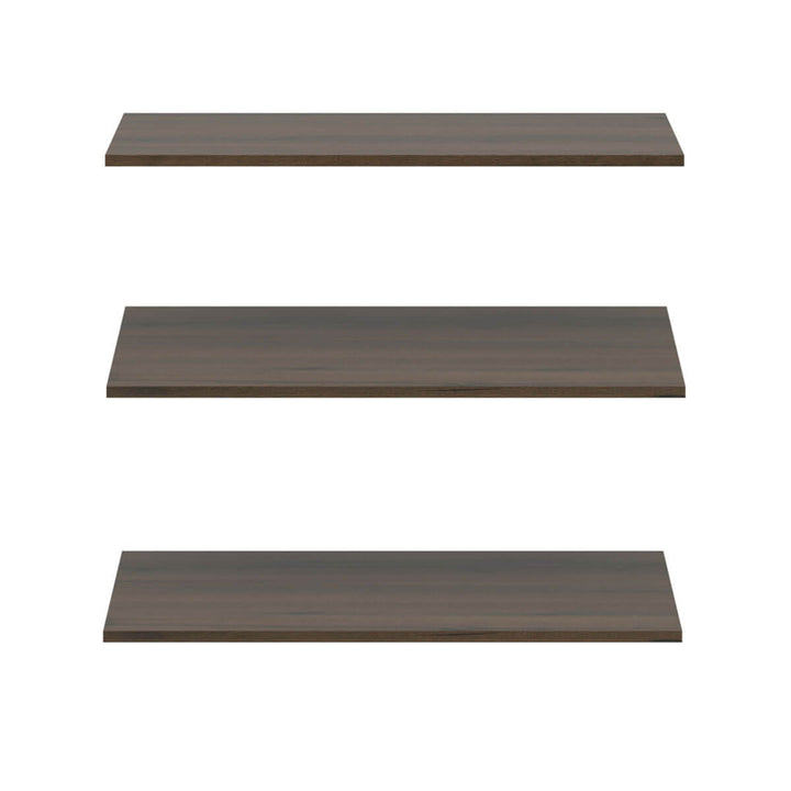 Фото вигляду спереду комплекту полиць NEPO PLUS SZF3D2S_OPCJA1 BRW дуб шляхетний