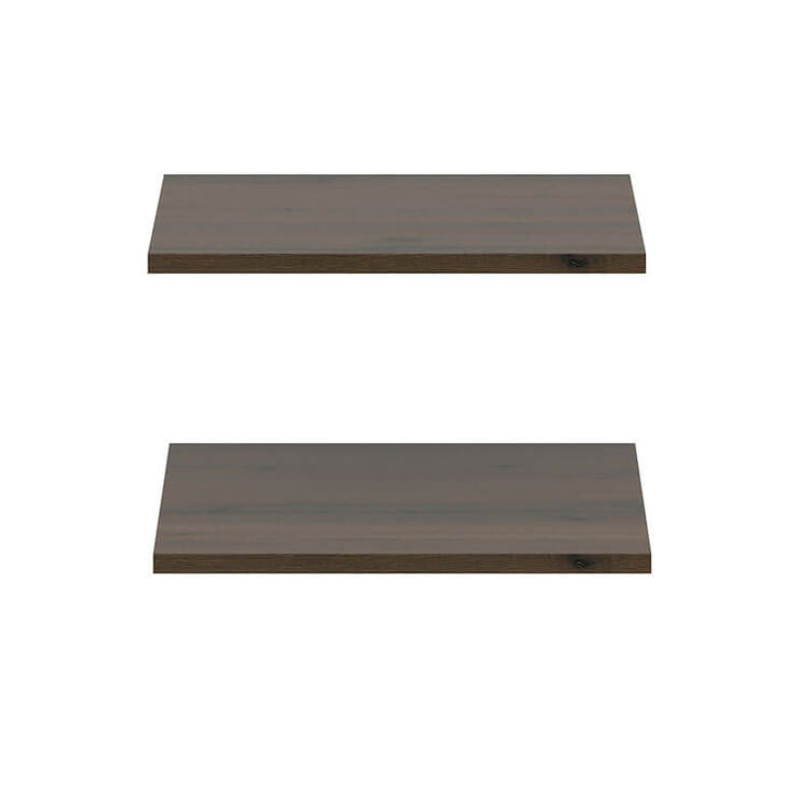 Фото вигляду спереду комплекту полиць у шафу NEPO PLUS SZF3D2S_OPCJA2 BRW дуб шляхетний