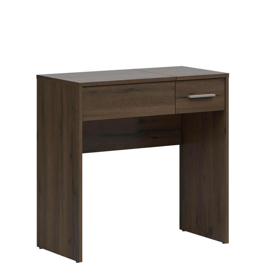 Фото вигляду збоку туалетного столика NEPO PLUS BRW TOL1K1S дуб шляхетний