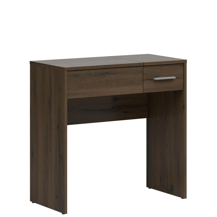 Фото вигляду збоку туалетного столика NEPO PLUS BRW TOL1K1S дуб шляхетний