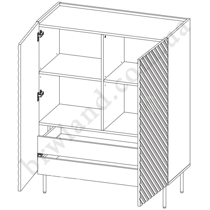 Фото схеми наповнення пеналу 2D2SZ ONDA CAMA