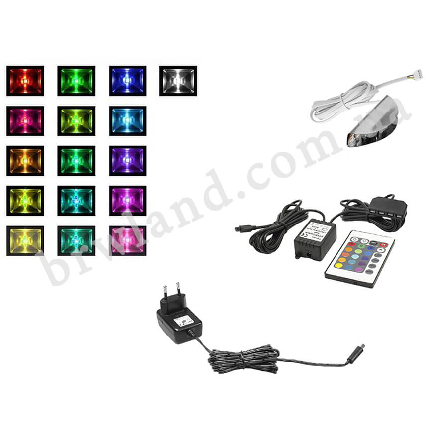 Фото підсвітки 1xLED RGB CAMA